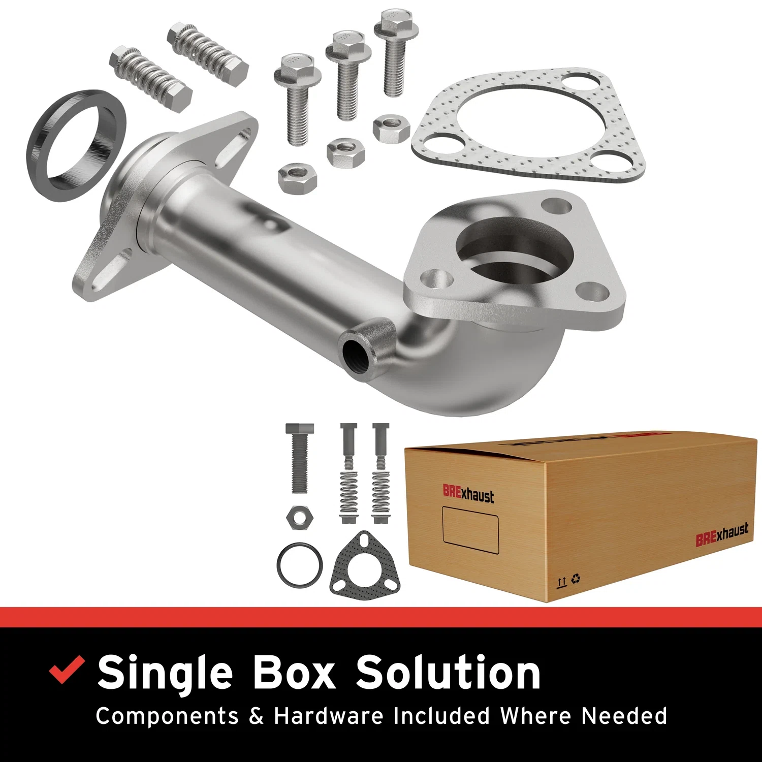 1999-2003 Mazda Protege Direct-Fit Front Pipe Kit 107-0117